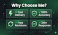 do fast and accurate data entry and transcription
