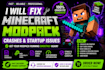 fix minecraft modpack crashes and startup issues