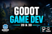 develop a professional 2d or 3d game in godot engine