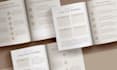 design editable workbook, worksheet and lead magnet PDF