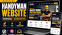 design handyman contractor or cleaning website using wix wordpress elementor pro