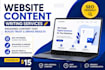 write homepage and website content professionally