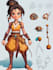 design 2d game character