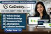 design godaddy website redesign godaddy website develop godaddy bluehost website