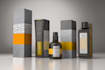 design product packaging box pouch label with mockup