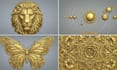 do cnc design, pendant 3d jewelry, 3d coin model, bas relief medallion step file