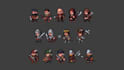do pixel art animation pixel animation character design pixel art sprite sheet