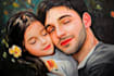 paint real oil painting on canvas