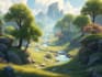 environment concept art landscape design