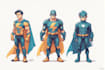draw custom superhero character illustration