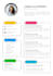 design professional resume or CV template