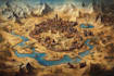 fantasy map illustration arts