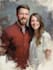 couple portrait wedding portrait illustration