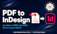 convert your adobe acrobat pdf to editable adobe indesign indd idml editable doc
