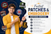do fastest patches and embroidery digitizing services