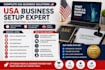 usa llc registration ein itin trademark filling sam gov uei cage code naics code