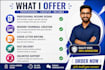 design a professional resume and CV