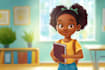 digitally paint colourful children book illustrations