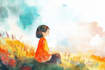 create magical children storybook art illustration