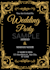 design luxury urdu english wedding card, valima and nikkah