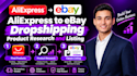 do aliexpress to ebay dropshipping, product research,listing