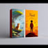 create magical children book cover illustration