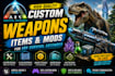 develop custom ark survival ascended mods weapons and blueprint