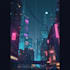 do cyberpunk sci fi futuristic city