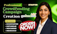 create and set up high converting crowdfunding campaign on gofundme kickstarter
