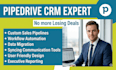 provide expert pipedrive CRM setup and custom sales pipeline design