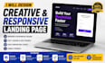 design a creative and responsive landing page