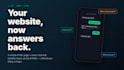 build a bilingual HTML landing page with a smart embedded chatbot