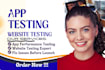 do app testing website testing QA testing android app testing