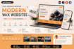 design a premium figma style modern business website with responsive UI UX
