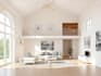 design house interior model, 3d rendering
