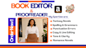 book proofreading, fantasy, literary fiction novel memoir, christian book editor