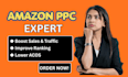 manage and optimize amazon PPC campaigns, amazon ads expert