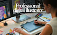 create simple digital illustration and sketches