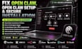 open claw setup secure open claw hermes agent setup openclaw ai agents obsidian
