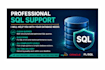 write sql queries and fix database issues