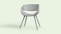 create modern 3d chair furniture modeling