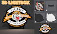 design 3d lightbox 3d printable logo led signage 3d model bambu studio 3mf file