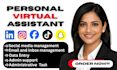 be your personal assistant, executive assistant for data entry