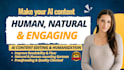 rewrite and humanize ai generated german content