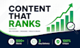 write SEO optimized landing page and website content