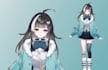make custom live 2d vtuber model, 2d vtuber rigging,  anime live 2d vtuber model