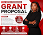 write professional grant proposal, grant application and funding proposal