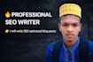 write SEO blog articles and website content