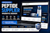 peptide supplier website, coa integration, peptide supplier ecommerce website