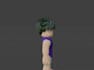 custom roblox ugc hair 3d model low poly